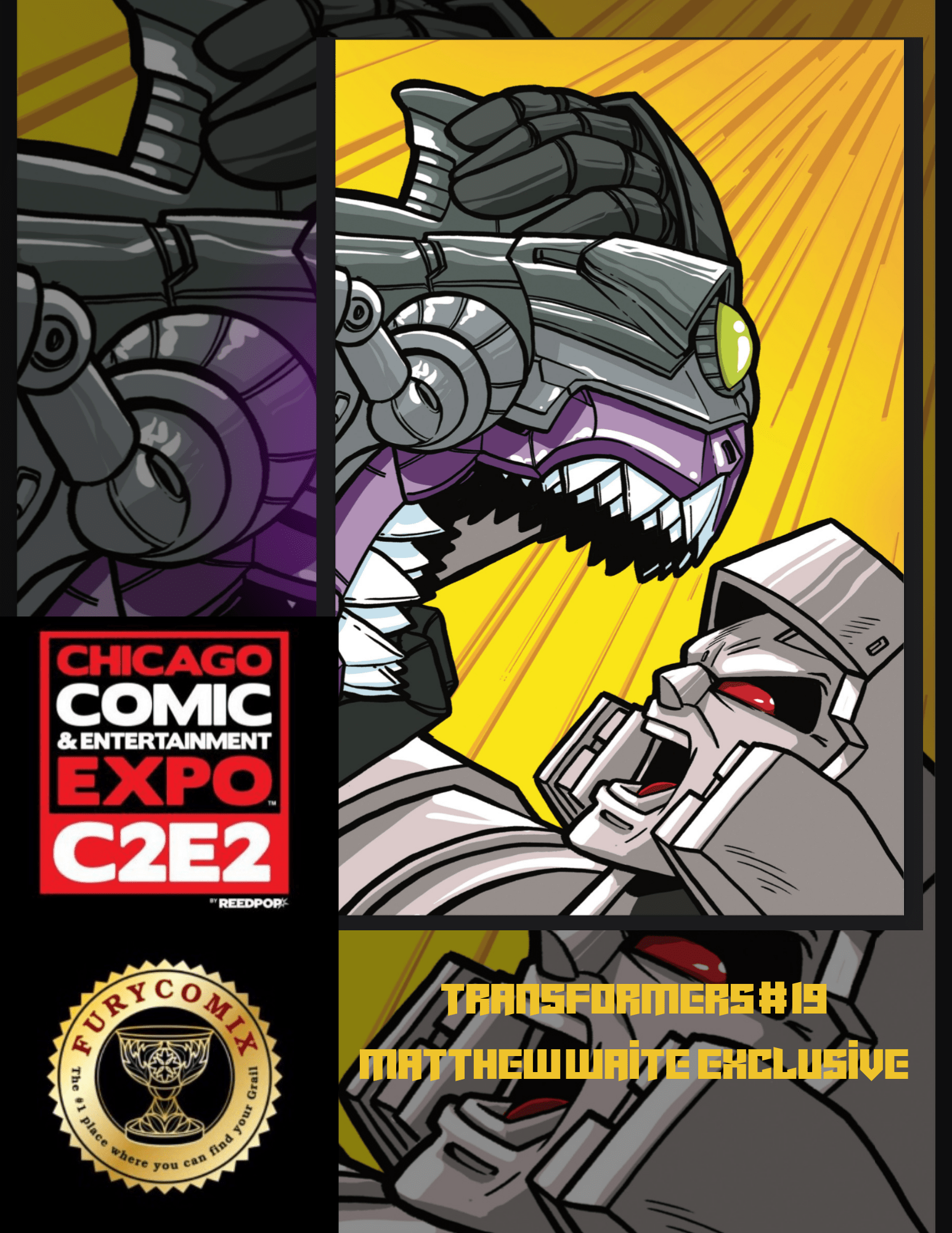 TRANSFORMERS # 19 MATTHEW WAITE C2E2 VIRGIN EXCLUSIVE
